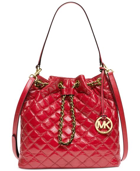 mk red handbag|purses mk red shoulder.